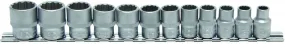 BGS TECHNIC 12DELIG DOPPENSET, 3/8, 12PT., 8  19 MM