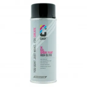 CROP Porsche 0E Chromitschwarz Metallic autolak spuitbus 400ml